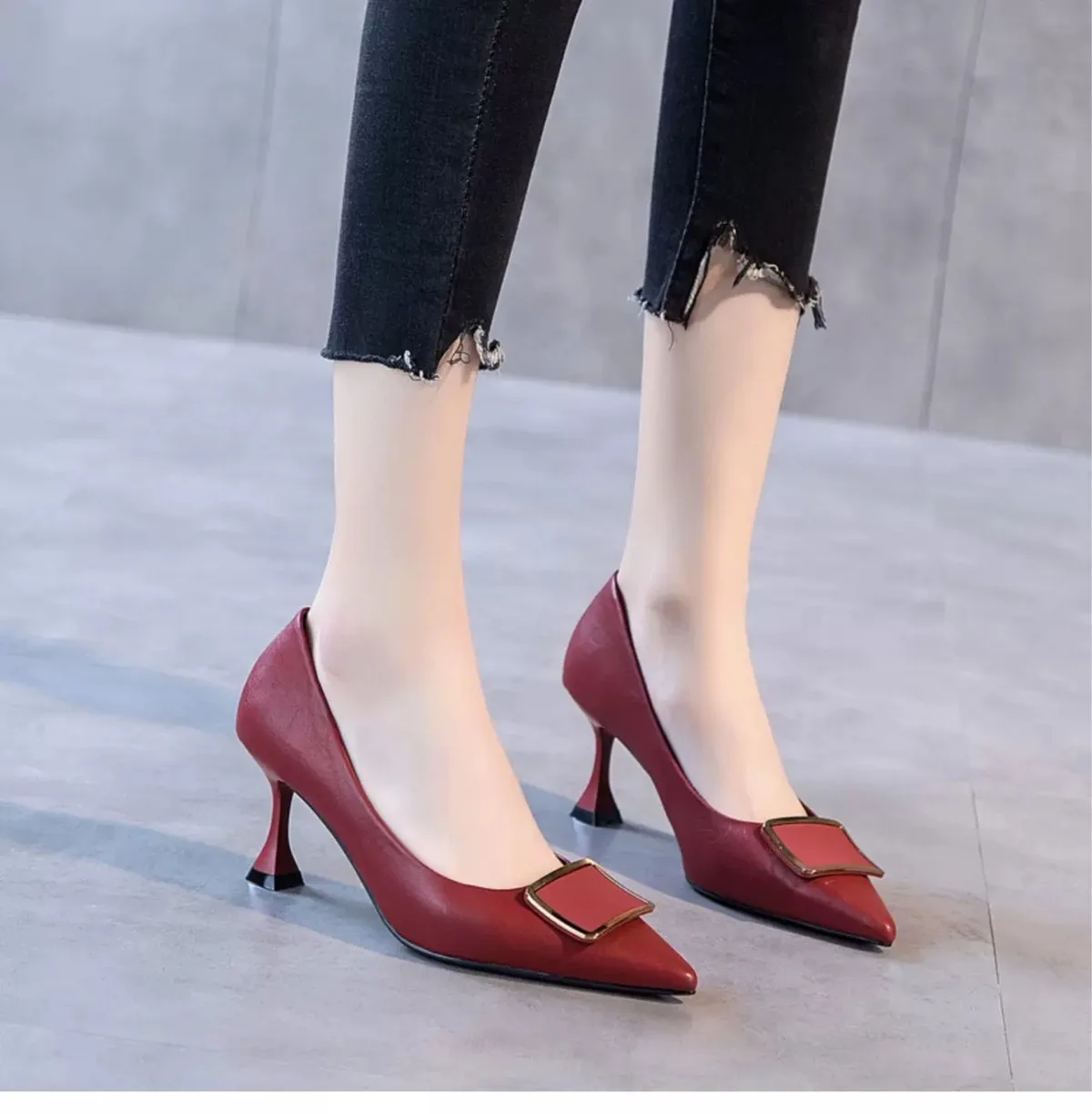 

Women's Sexy Heels High-heeled Shoes Woman Spring Summer 2022 Platform Sandals Scarpe Donna Small Heel Pumps Mary Janes Shoe New