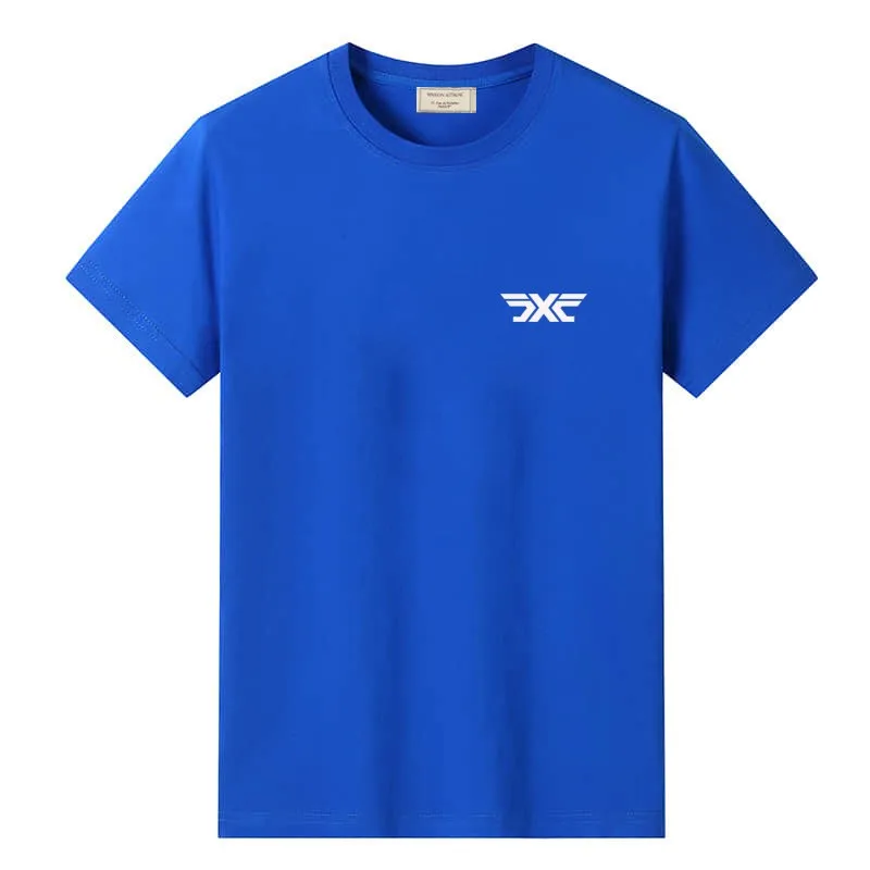 Golf Cotton T-shirt Men's Spring and Summer Golf Top Golf Short Sleeve T-shirt Fashion Couple Loose Golf Clothing