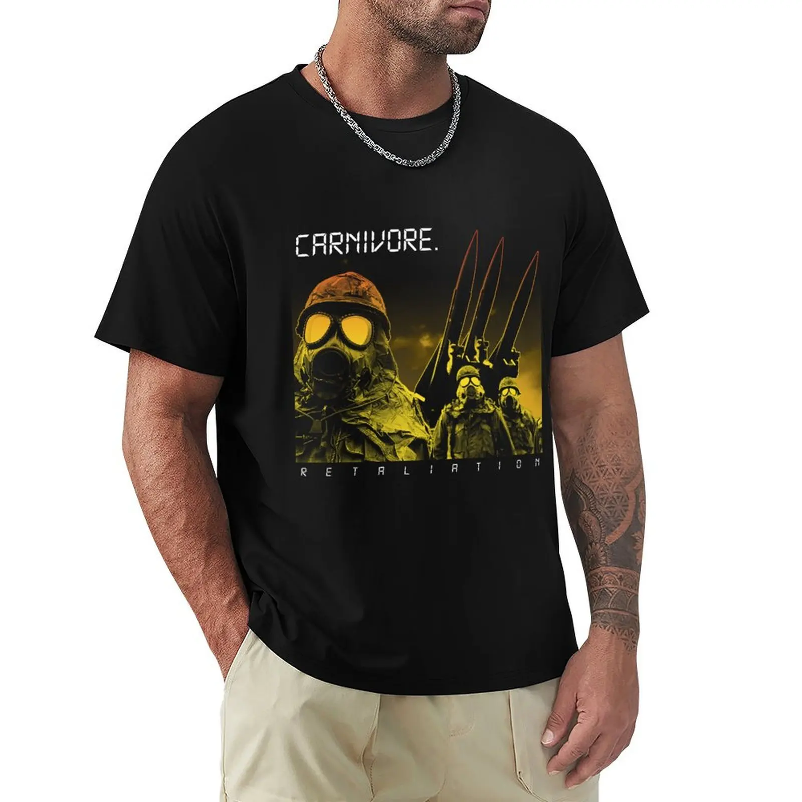 Фото Carnivore - Retaliation T-Shirt Базовая футболка с коротким рукавом для мужчин №1