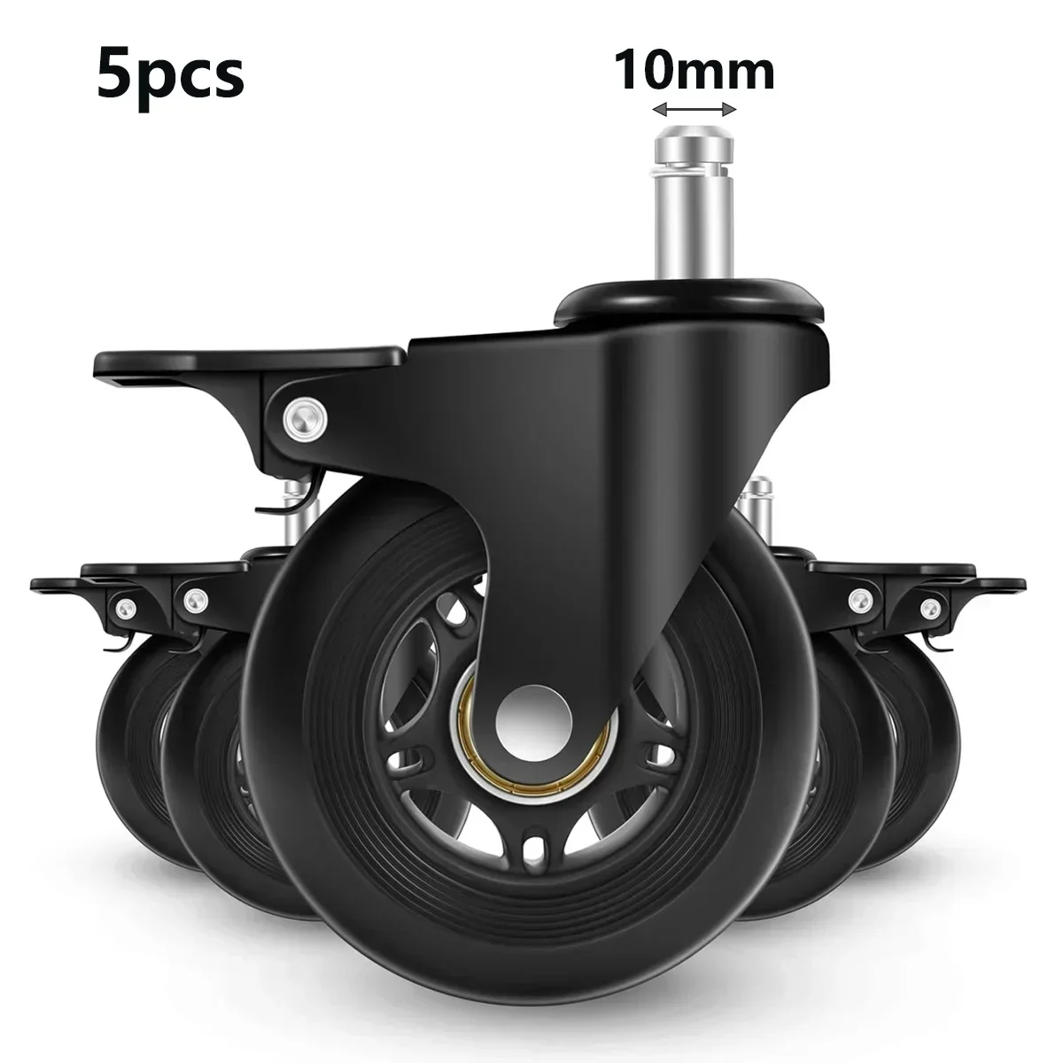 

Мебельные ролики для стульев с тормозами 3 дюйма