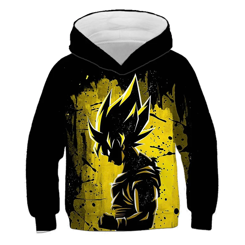 

Модный костюм из аниме Dragon-BaII Goku Vegeta, толстовки с 3D принтом, детская одежда, детские толстовки, свитшоты, одежда для маленьких мальчиков