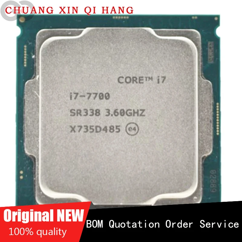

Used for I7 7700 i7-7700 Quad-Core cpu 3.6GHz 8-Thread LGA 1151 65W 14nm processor