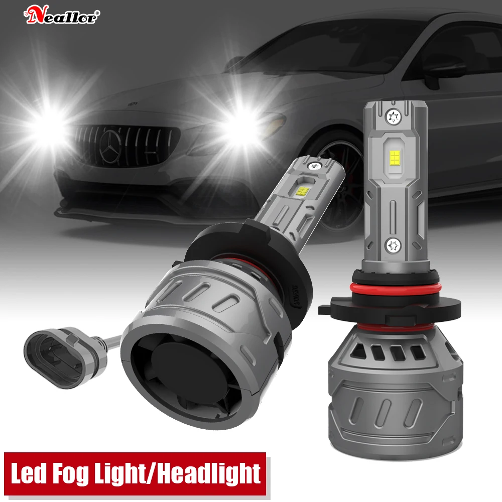 

2pcs 9006 HB4 Anti Error 9005 HB3 H7 Turb H8 Led Fog Light Car H4 Canbus H9 H11 Hir2 9012 HB2 Headlight Super Bright Diode Lamp