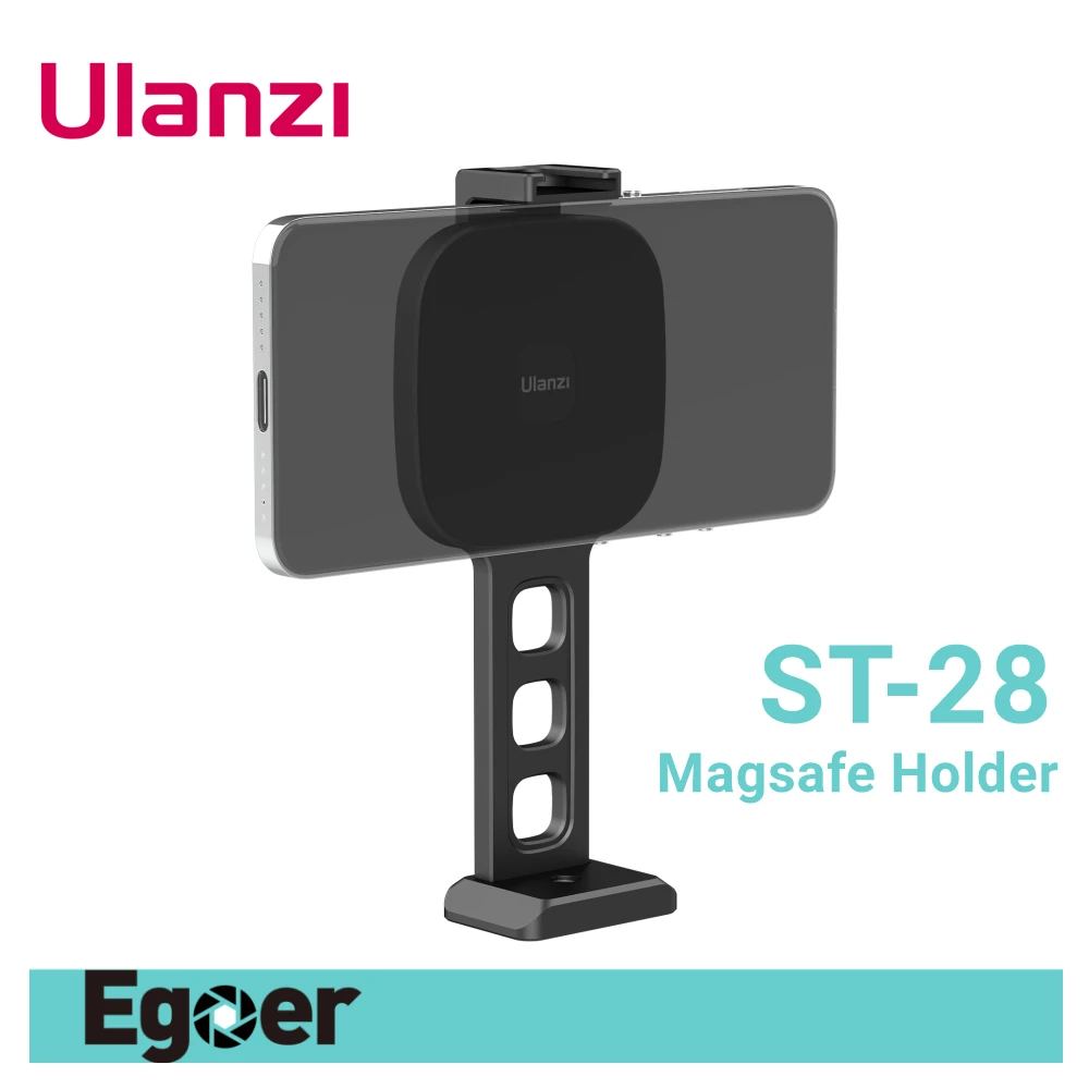 

Магнитный держатель для телефона Ulanzi для iPhone 12 13 с Magsafe, Трипод для вертикальной съемки, Холодный башмак, освещение для видеосъемки
