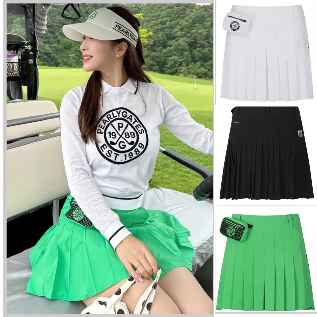 

Golf Clothing Women's Half Length Short Skirt Sports Outdoor Bag Pleated Skirt