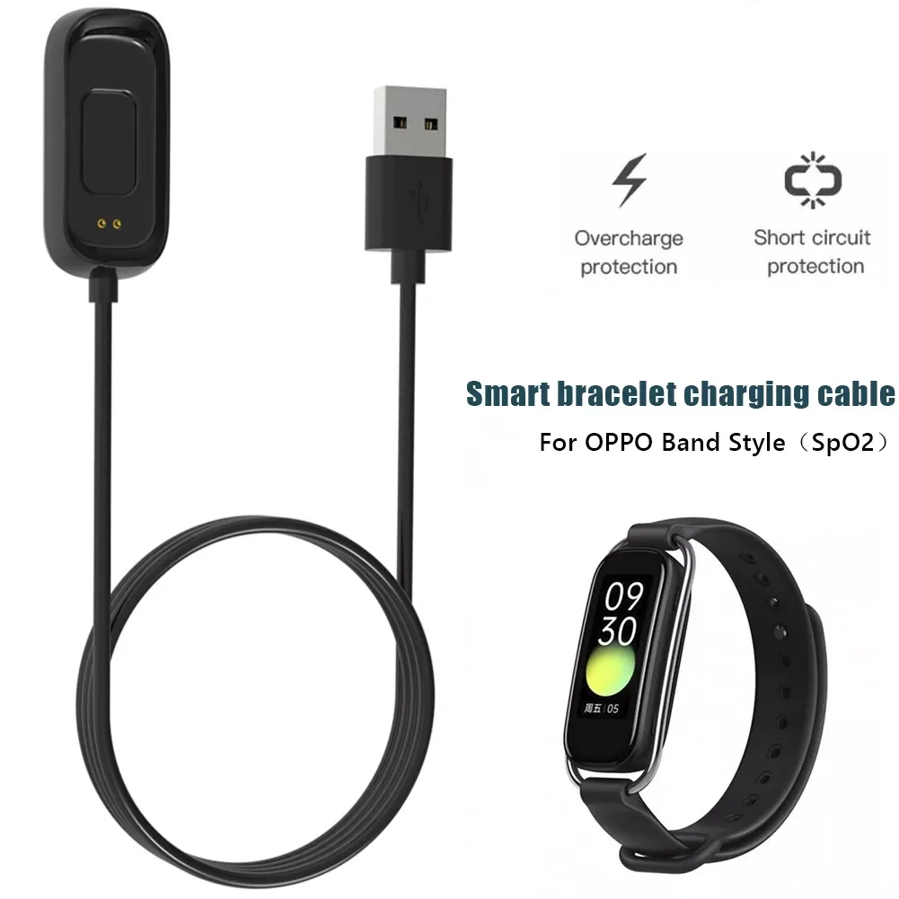 

Смарт-браслет с USB-кабелем для зарядки спортивных часов OPPO Band Style SpO2