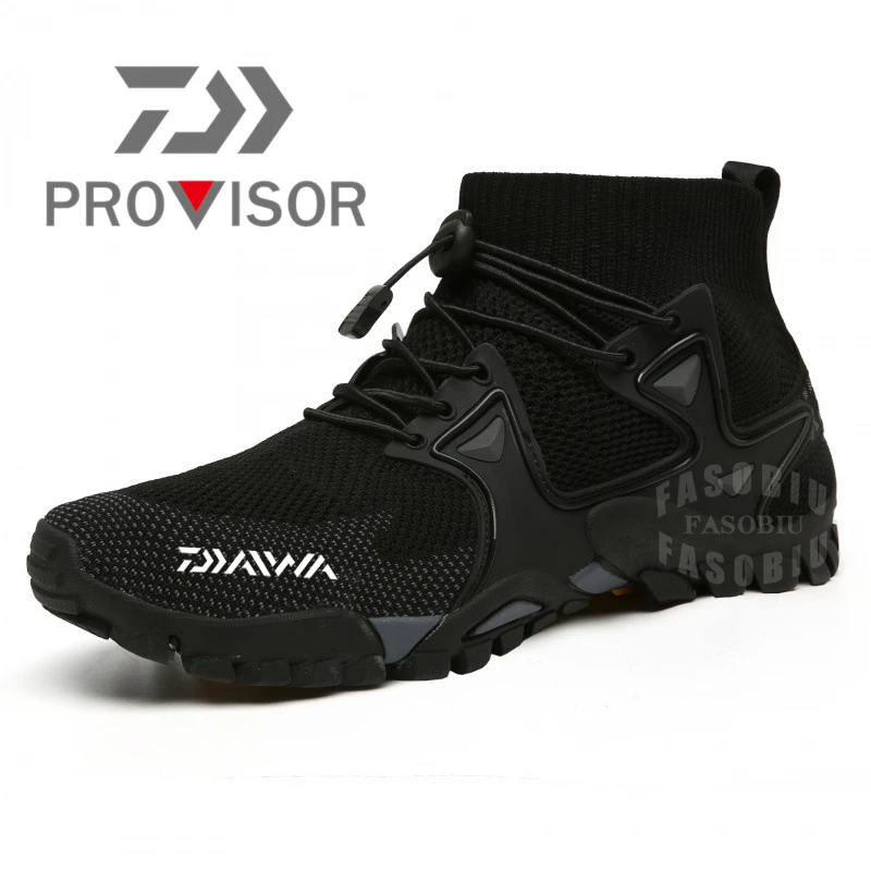 

Daiwa New Mesh Breathable Hiking Fishing Shoes Mens Sneakers Outdoor Trail Trekking Mountain Climbing Sports Shoes Male Boots