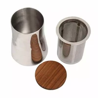 home appliances for kitchen meat cutter reusable coffee sifter stainless steel coffee powder sieve coffee sifter cup cocoa
