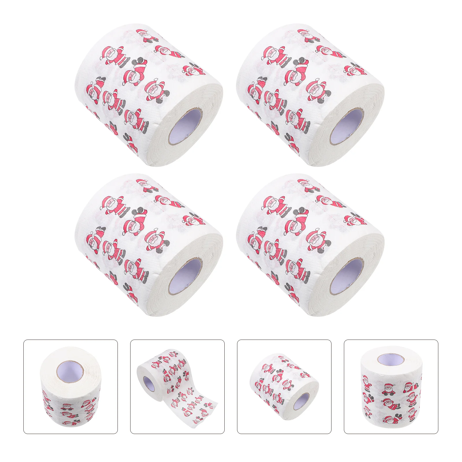 

Paper Toilet Tissue Napkin Christmas Roll Xmas Bathroom Napkins Cocktail Facial Year New Face Towel Cleaning Funny Novelty