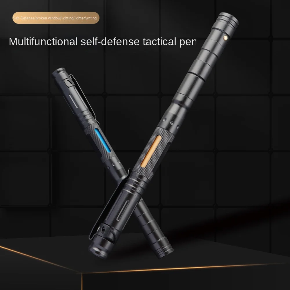 

Outdoor camping self-defense multi-function pen defense attack aluminum alloy tactical pen escape with multi-signature pen