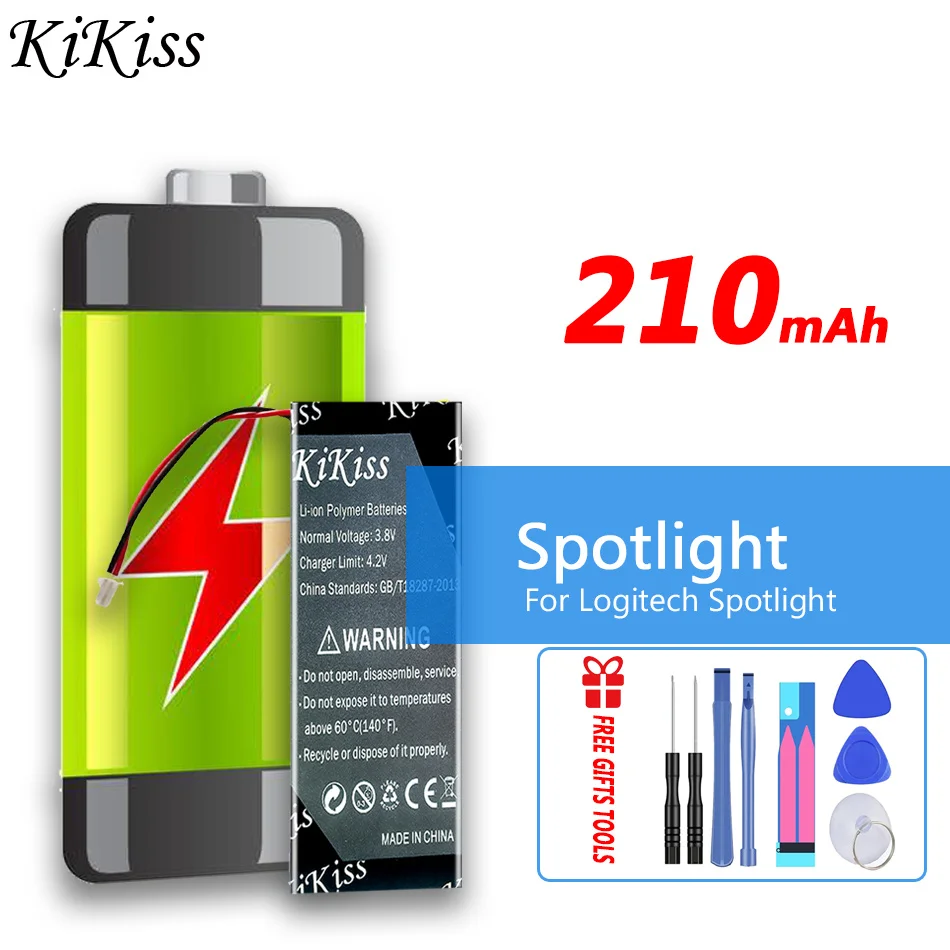

210mAh KiKiss Battery For Logitech Spotlight Digital Batteries