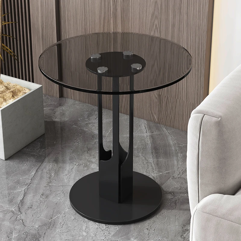 Журнальные столики круглого дизайна роскошный современный металлический