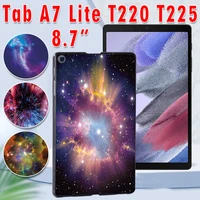 for samsung galaxy tab a7 lite 8 7 t220 t225 case starry sky print plastic hard shell tablet protective sleeve