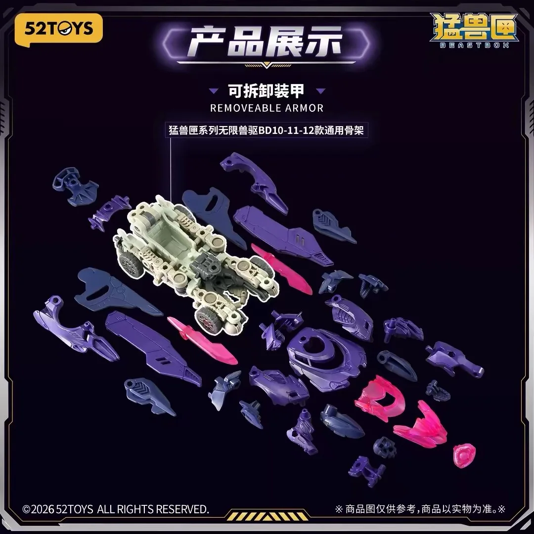 Фото 52TOYS BEASTBOX BEASTDRIVE SERIES ARMOR NIGHT PULSE Трансформируемая коллекционная фигурка-игрушка в подарок №5