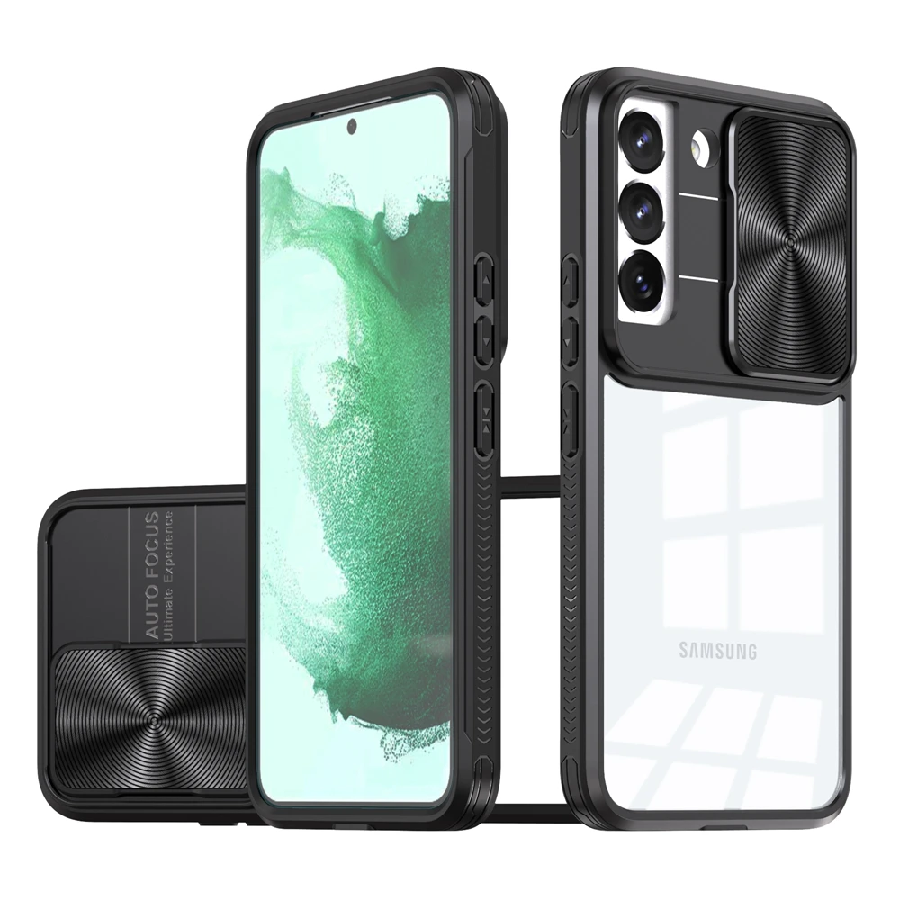 

Прозрачный чехол-бампер для Samsung Galaxy S22 Ultra S23 Plus S21 S20 FE