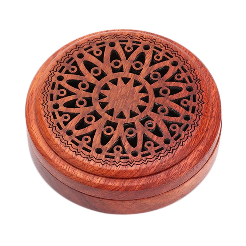 Держатель для курильницы из бамбука подставка с огнеупорной хлопковой