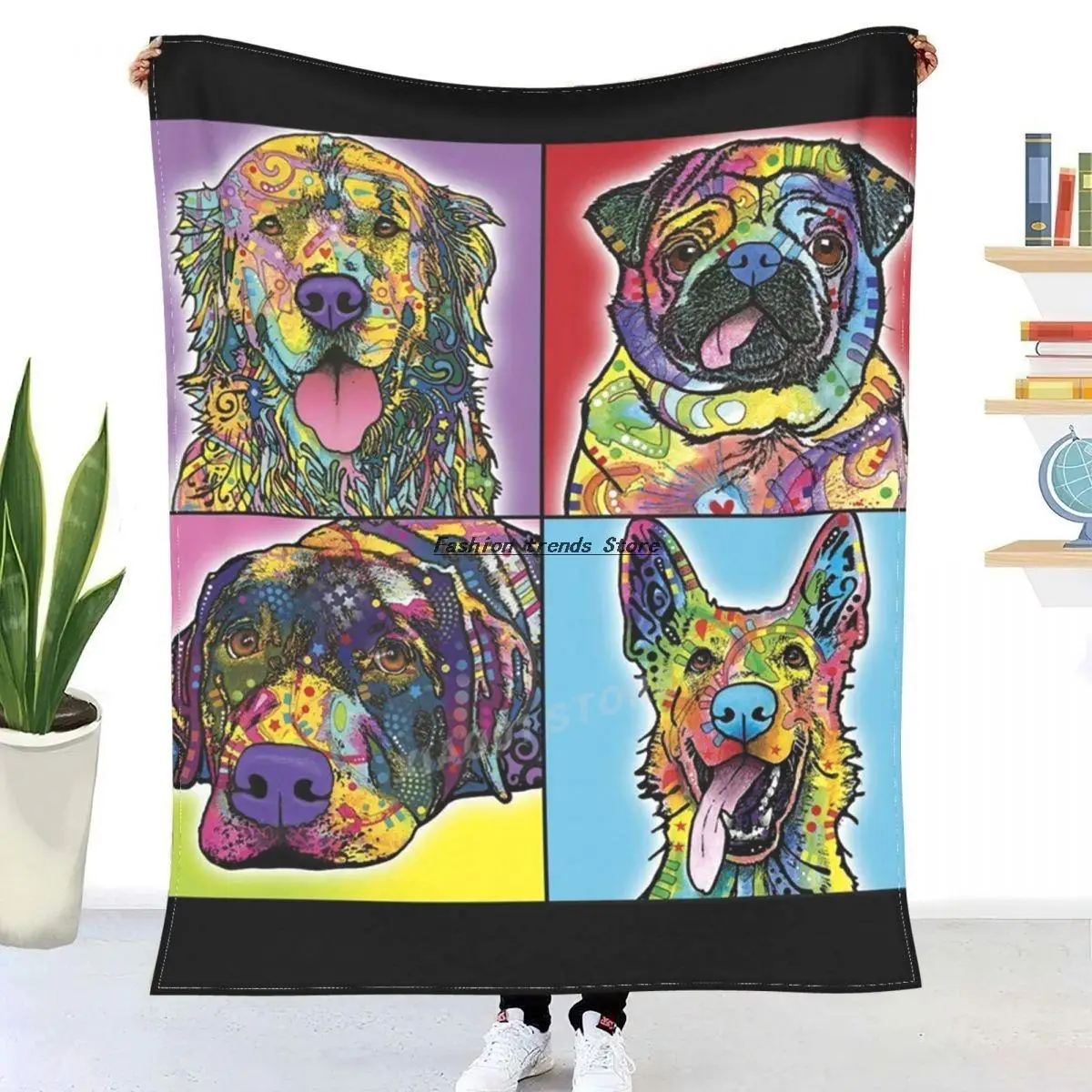 Постельное белье с изображением французского бульдога шерпы | Дом и сад