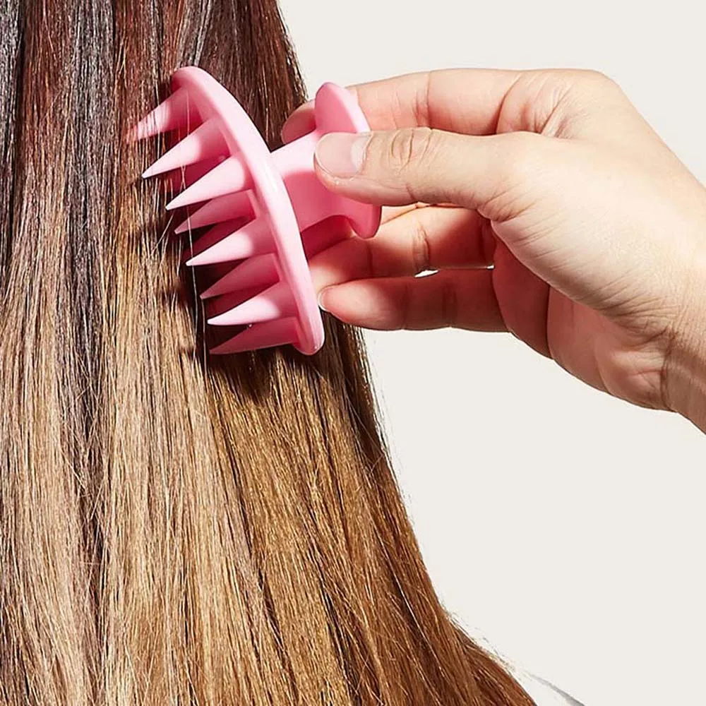 Легко вспениваемая щетка для шампуня отшелушивающий уход за волосами гребень