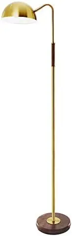 

Floor Lamp Mid-Century Modern, Antique Arc Standing Lamp Adjustable, 59" Vintage Task Floor Lamp with Aged Brass Finish for Lam