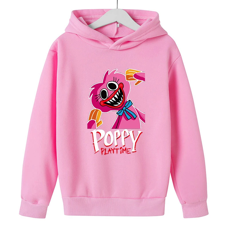 

Hot Sale Poppy Playtime Cartoon Sweatshirt Hoodie Kids Girls Boys Long Sleeve Spring Autumn Clothing Tops Anime Kawaii Hoodie