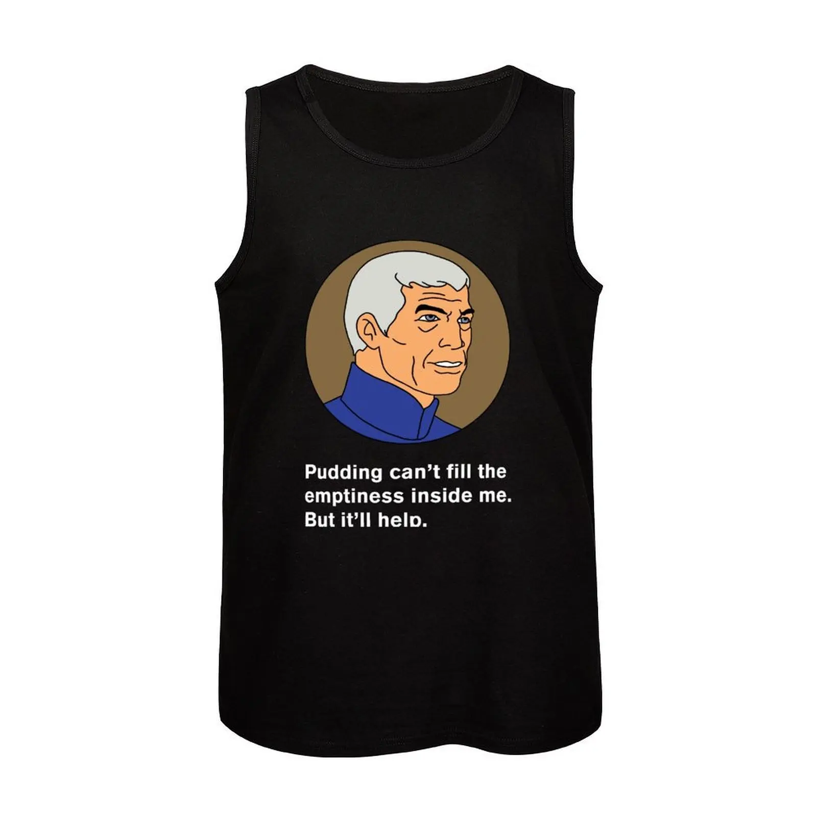 Фото Майка Sealab 2021 Pudding II с креативным графическим принтом, без рукавов №4
