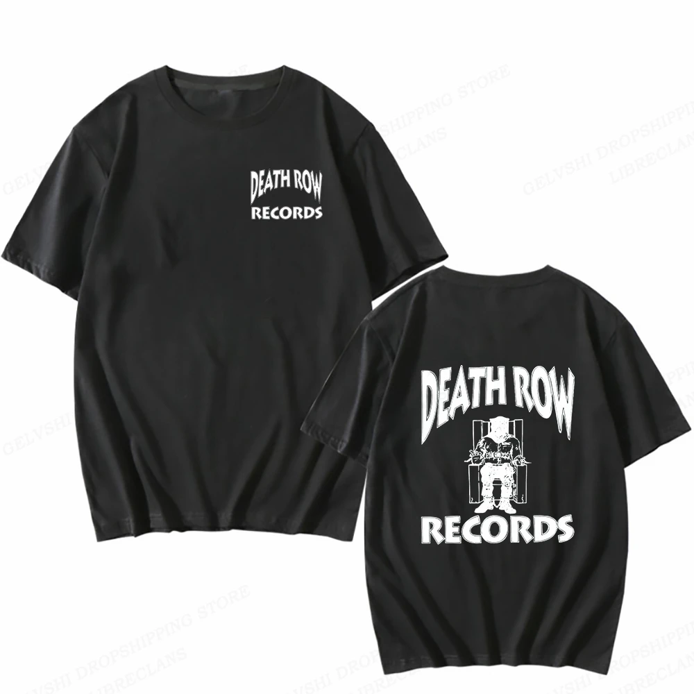 Camiseta de Death Row Records para hombre y mujer, Camisa de algodón a la moda, Camisetas de Hip-Hop para niño y niña, Camisetas