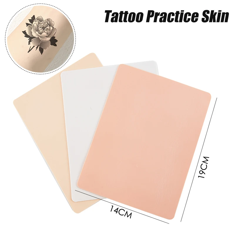 

1 pcs Permanent Makeup Eyebrow Lips 20 x 15cm Blank Tattoo Practice Skin Sheet for Needle Machine Supply Kit