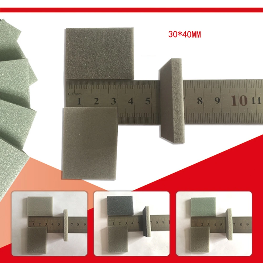 

40pcs Rectangular Sanding Sponge Block Pad Home Improvement Industrial Hardware Sandpaper Polishing Abrasive Tools