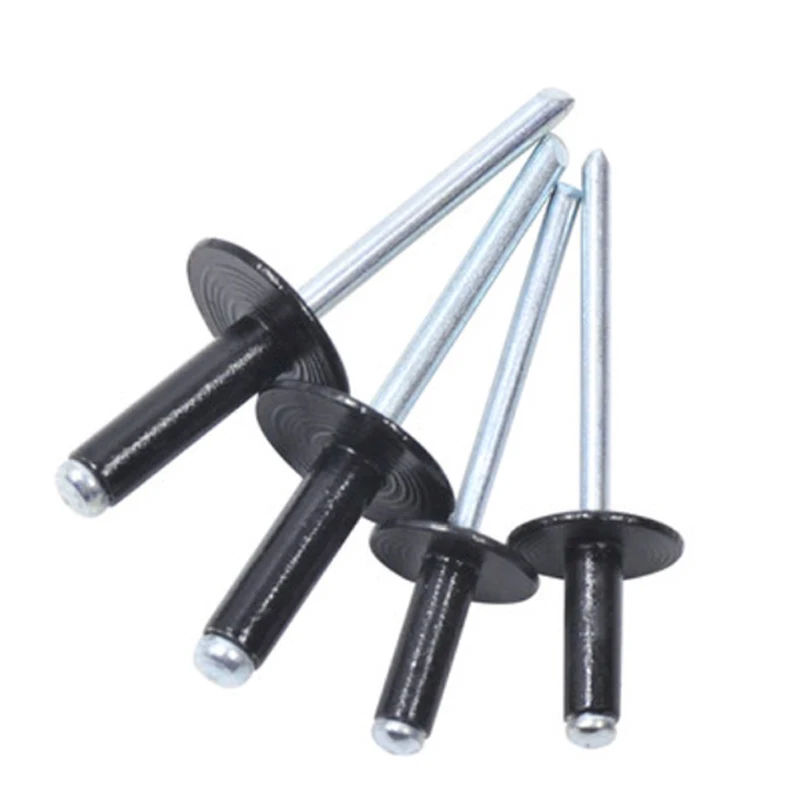 Черная алюминиевая круглая головка с отскоком полые фотогвозди болты капельница