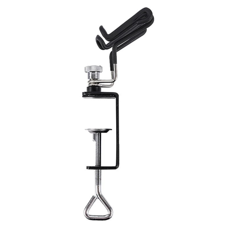 

Universal Airbrush Holder Stand Practical Clamp-on Table Stand Air Brush Rack Tool Two-brush Holder for Most Airbrushes