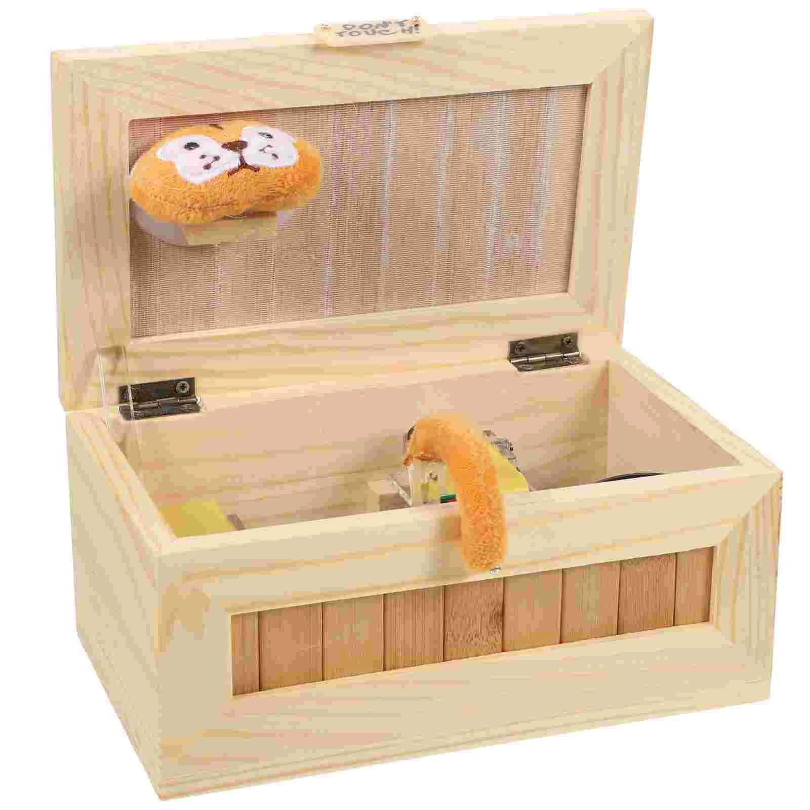 

Stupid Stuff Wood Toy Decompression Toy Useless Box Kit Useless Box Attitude Dont Wake Me Box Fox