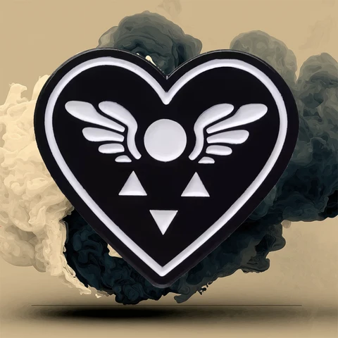 Брошь Undertale Delta Rune