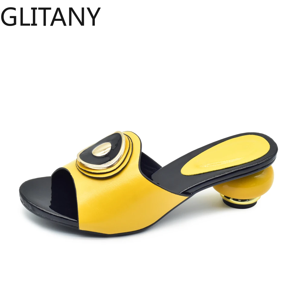 Модные сандалии на высоком каблуке с акварельным носком женская обувь удобная