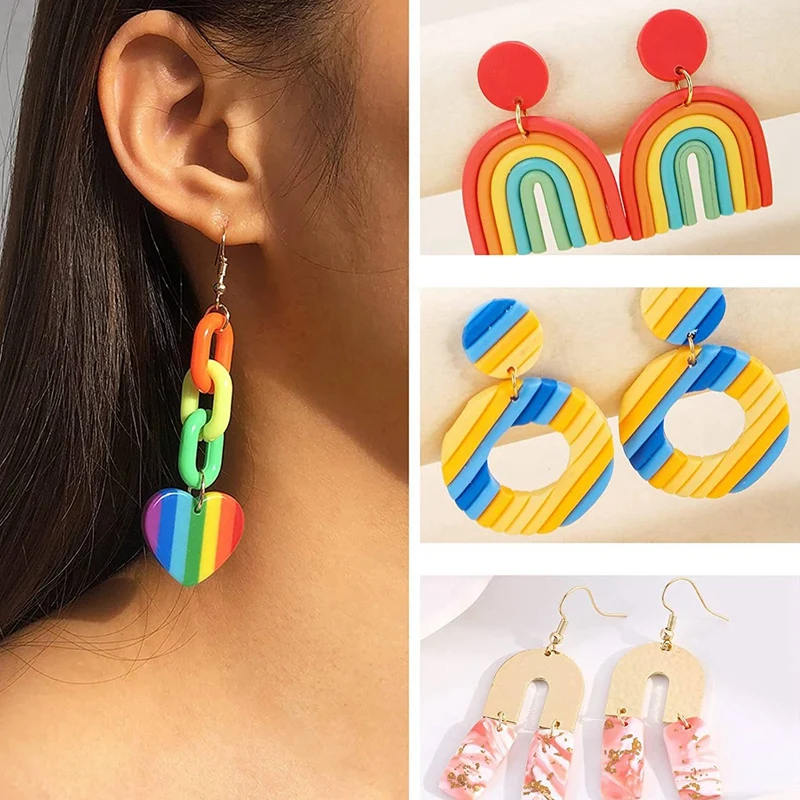 

Новинка 24 шт. глиняные серьги ювелирные изделия резаки серьги карты и крючки глиняные фрезы для ИЗГОТОВЛЕНИЯ ПОЛИМЕРНЫХ ювелирных изделий ...