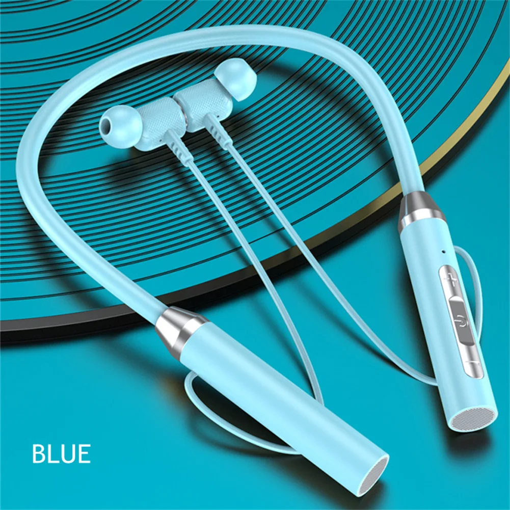 

Wireless Bluetooth-compatible 5.2 Headphones Hanging Neck Stereo Noise Cancelling Universal Sports Headset With Microphone