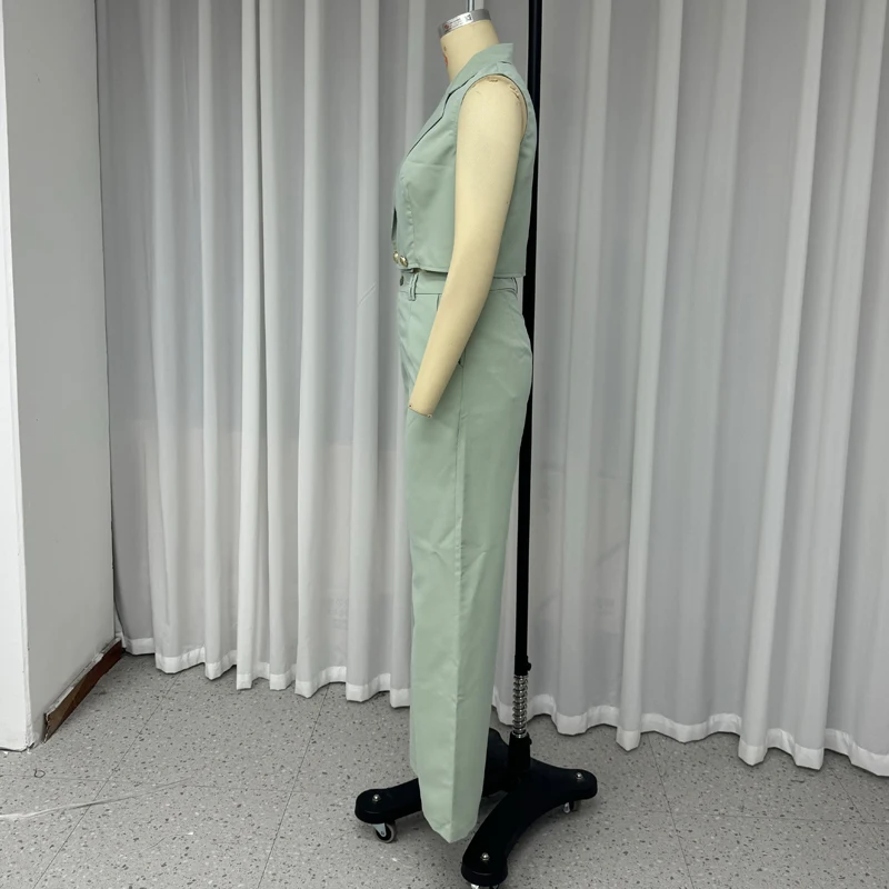 Женский комплект из двух предметов Wefads модный летний однотонный топ без рукавов