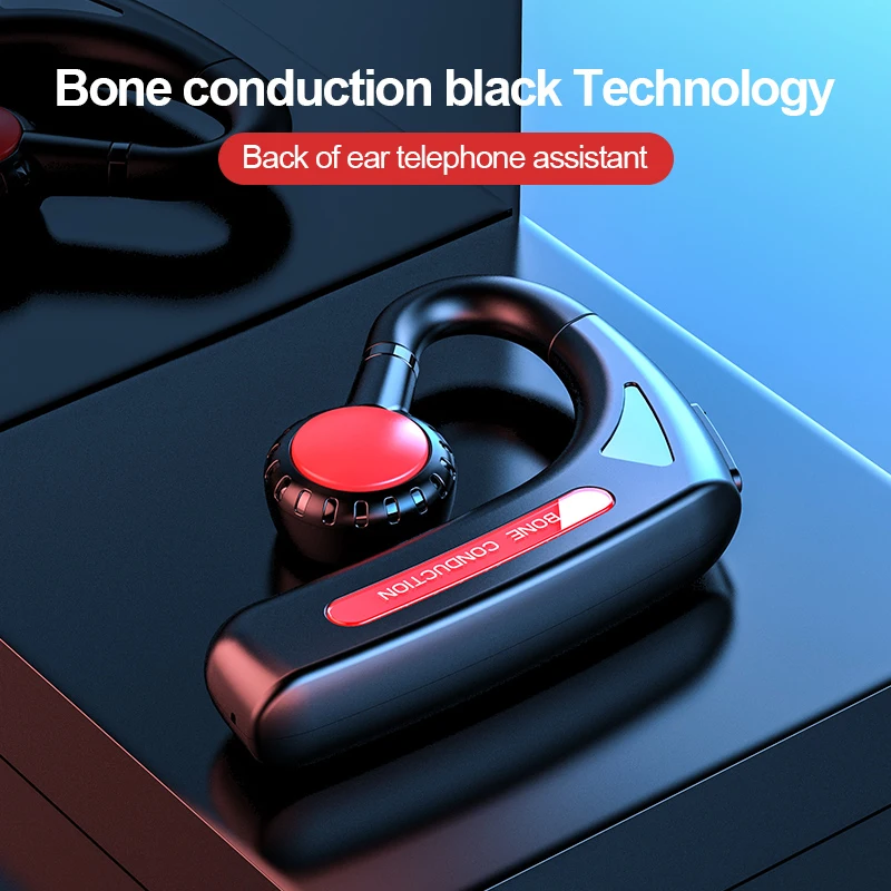 

Waterproof Hands-free Microphone Earphone Wired Earbud For Running Noise Reduction Bone Conduction Headphones Hifi Sound Headset