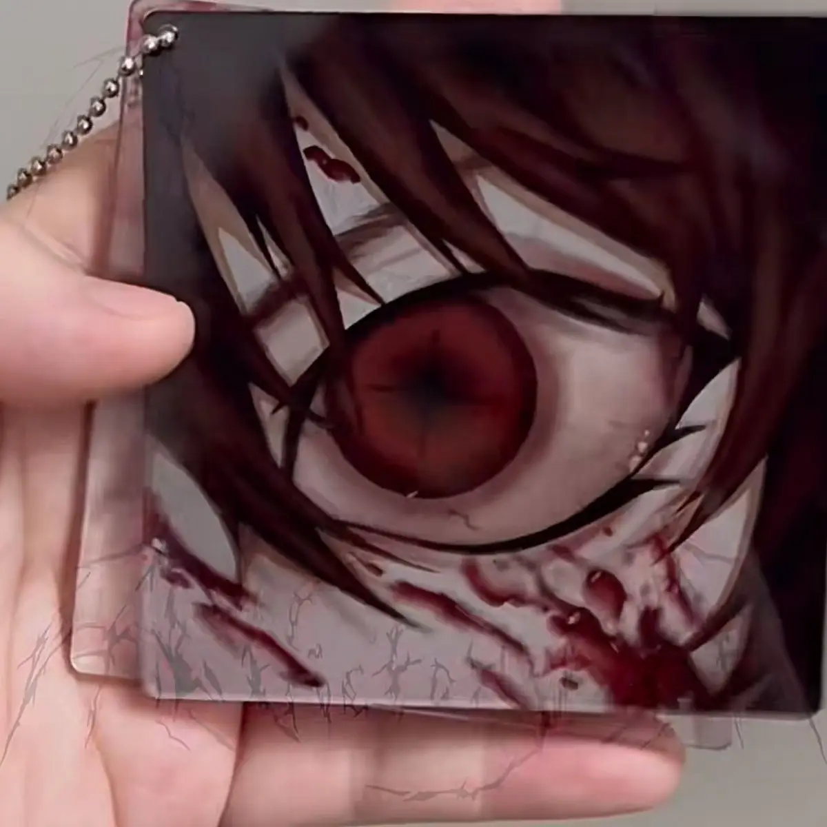 Yagami Light Eye аниме брелок для женщин DEATH Note акриловый ключей мужской милый кулон