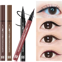 5 colors fast dry smooth waterproof eyeliner pencils eyes brown black red color pigments liquid eye liner pen make up tools