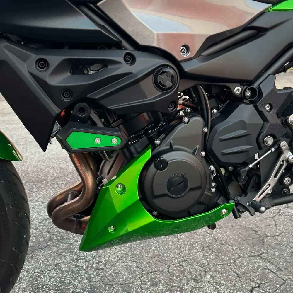 Фото Защитный обтекатель (бэллипан) для мотоциклов Kawasaki Z400 Z500 Z 400 500 2024-2025, накладка на раму №3