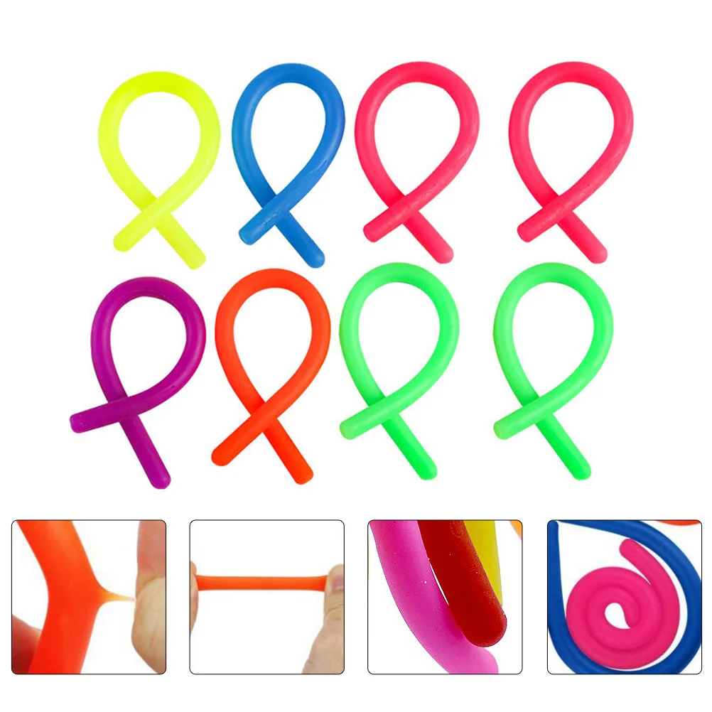 

Toys Toy Sensory Stretchy String Fidget Decompression Party Favors Kids Christmas Child Calming Elastic Stretch Noodles Noodle