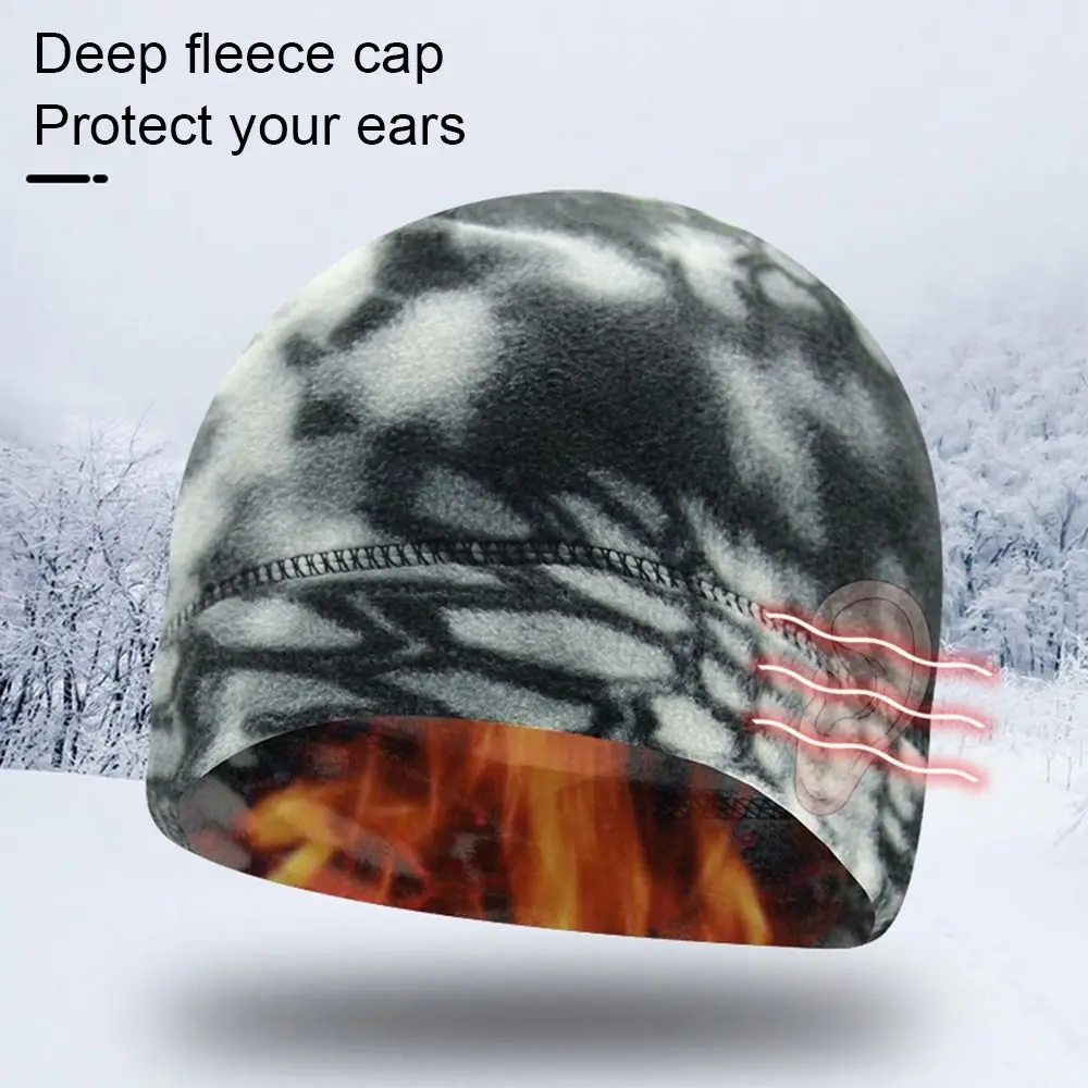 

Outdoor Hunting Cuffed Beanies Ski Baggy Hat Bonnet Men Women Military Tactical Cap Skullcap Fleece Hats Hiking Caps