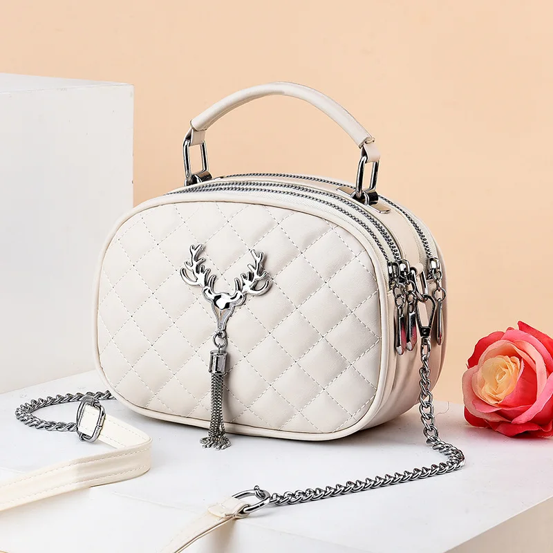 Женская сумка на одно плечо новинка 2024 через с несколькими карманами