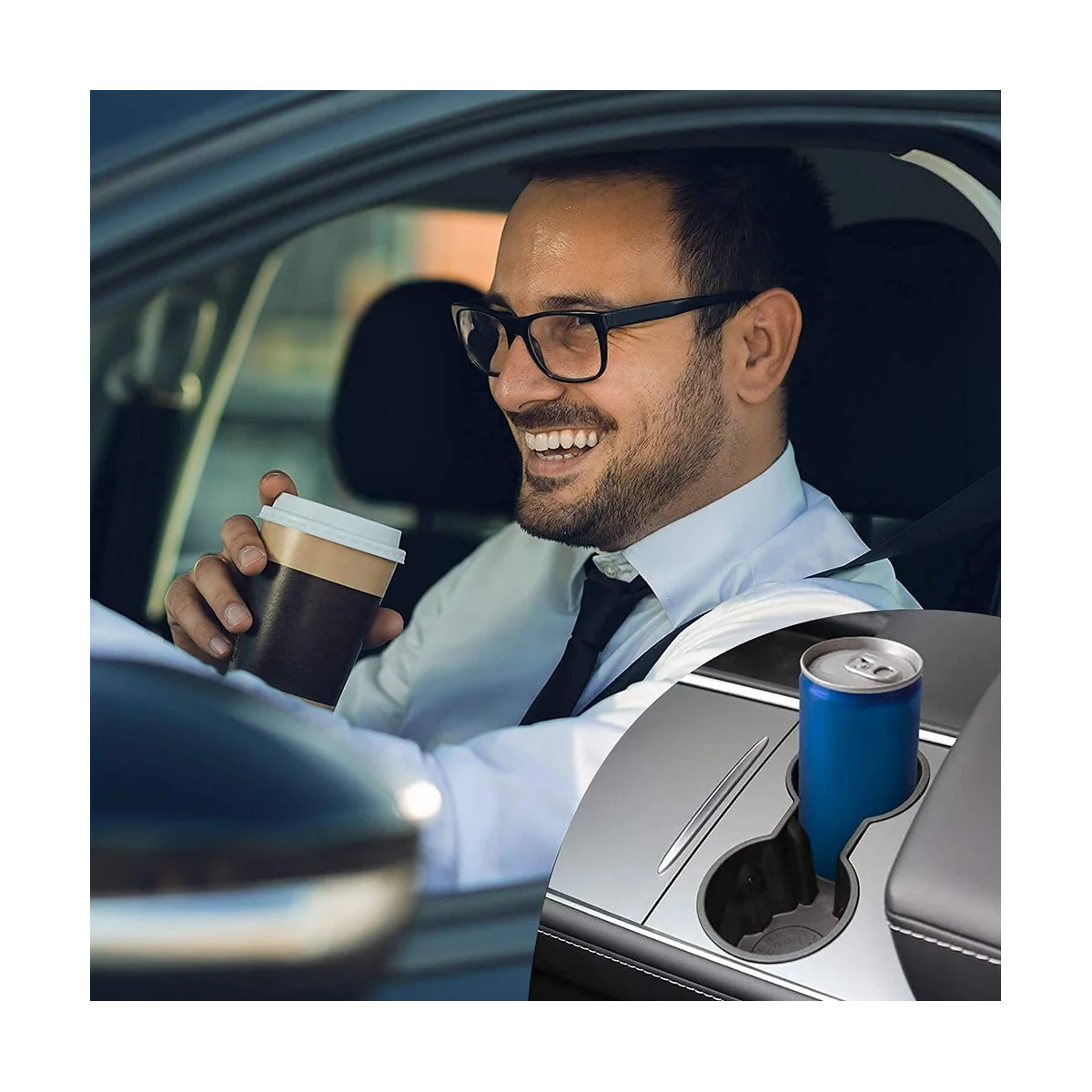 Для Tesla Model Y 3 2023 2022 2021 Автомобильный Центральный консоль подстаканник вставка