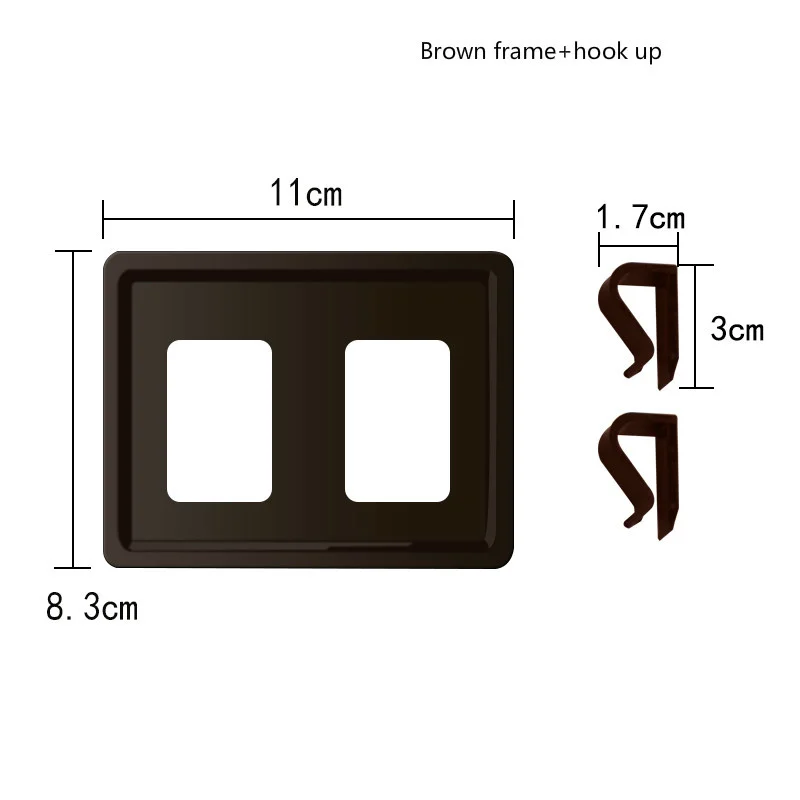 

POP Promotion Price Sign Display Posted Label Card Plastic Holder Frame By Tube Clip Replaceable In Supermarket