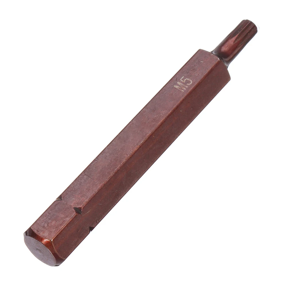 

1pc M5-M12 75mm Torx Star Screwdriver Bit 10mm Hex Shank Screwdriver Bits Alloy Steel Magnetic Impact Screwdriver Head Hand Tool