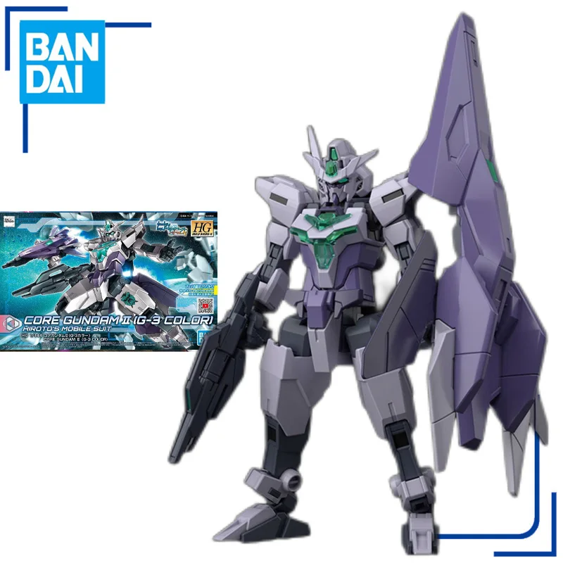 

Bandai Original GUNDAM HGBD CORE GUNDAM 2 1/144 Anime Action Figure Assembly Model Toys Collectible Ornaments Gifts For Children