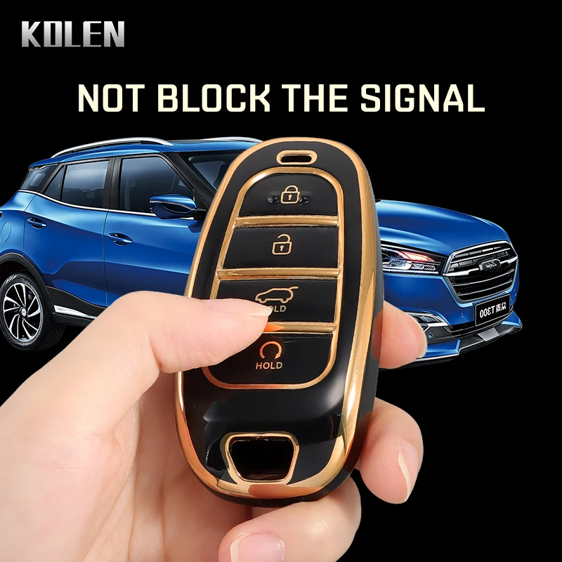 TPU Car Remote Key Case Cover Shell Fob For Hyundai Tucson 2022 Santa Fe NEXO NX4 Atos Prime Solaris 4 5 Button Auto Accessories |