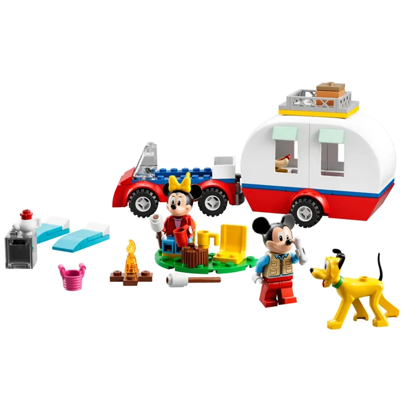 [100% оригинал] LEGO®Набор для кемпинга Микки и друзья Disney 10777 набор сборки Маус Минни