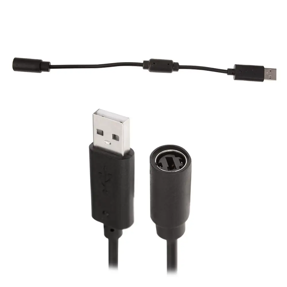 Cable adaptador USB de 2 piezas para mandos con Cable Xbox 360